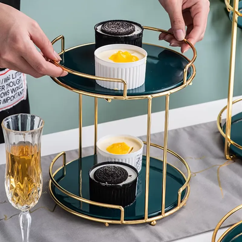 Luxuriöses Goldenes Tortenstän – Display Risers Set Bewertung und Preis